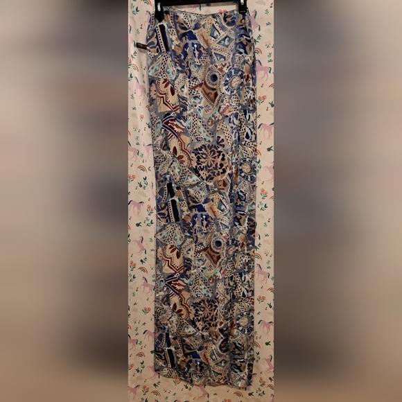 NWOT Vintage Brochier Soieries Paisley Silk  Neutral Boho Casual Prep Scarf Wrap - Picture 4 of 9